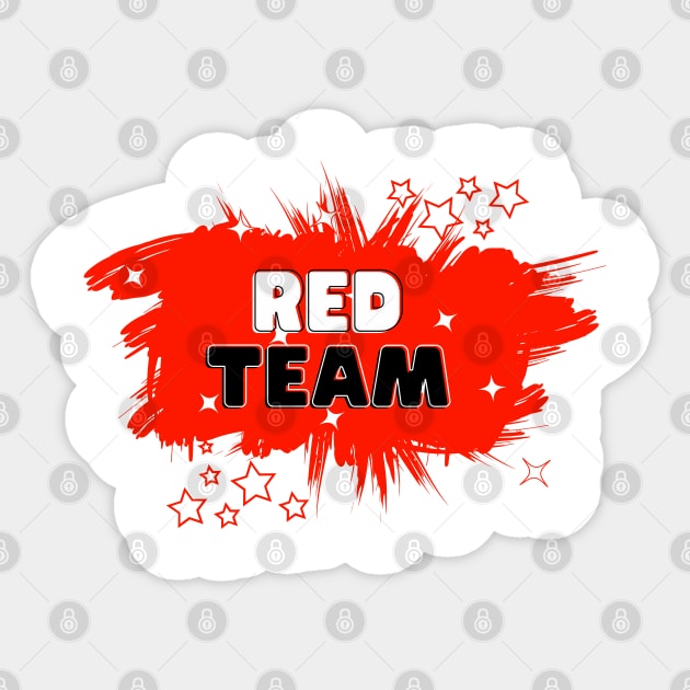 Red Team Sticker by Studio468
